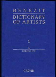 BENEZIT   DICTIONARY OF ARTISTS, English Edition  