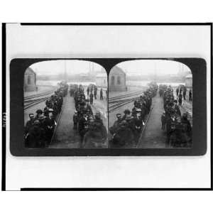  Photo Pay line at the Homestead works, showing some of the 