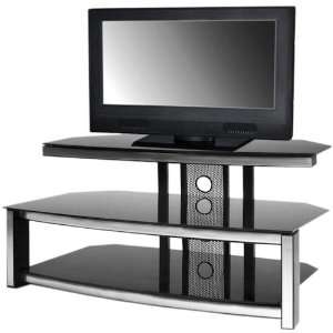  42 Black Glass Plasma TV Stand