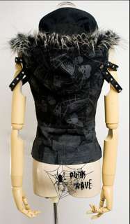 cool Visual Kei Punk Gothic Lolita Coat top vest jacket  