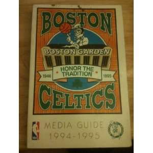  1994 95 Boston Celtics Basketball Media Guide Celtics 