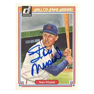  Stan Musial Autographed / Signed 1983 Donruss Card (James 