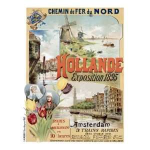Chemin de Fer du Nords, Hollande Giclee Poster Print by Gustave 