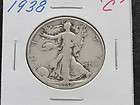 1938 P Liberty Walking Half Dollar 90% Silver C1612L