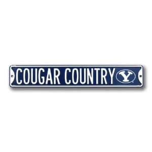  Cougar Country Street Sign