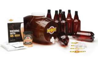 Mr. Beer Premium Edition Home Beer Brewing Kit Set Bar Accessories NEW 