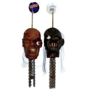  Bulk Savings 353032 Shaking Voodoo Heads With Chains  Pack 