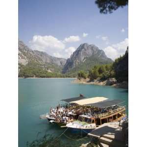 Tourist Boats, Green Canyon, Oymapinar Lake, Manavgat, Antalya Region 