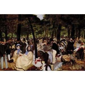  Music in Tuilerie Garden 1865 12 x 18 Poster