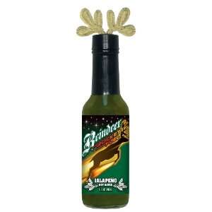  4 Pack HSH Reindeer Rocket Fuel JALAPENO Hot Sauce with 