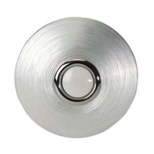 Craftmade BST1 SN Round Stucco Push Door Bell Button in Satin Nickel 