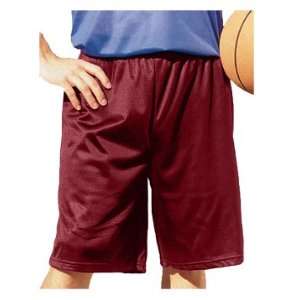  Baggy Micromesh 10 Inseam Basketball Shorts MAROON AL 