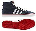 New Adidas Originals Mens NIZZA HI CL Shoes Blue Red White 