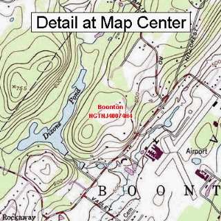  USGS Topographic Quadrangle Map   Boonton, New Jersey 