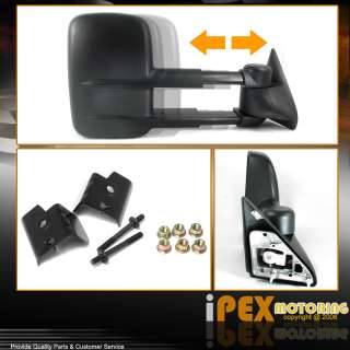   /2500/3500 (MANUAL) Towing Tow Hauling Side View Mirror PAIR  