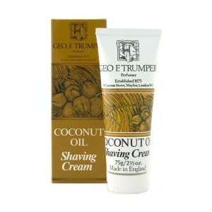  Geo F Trumper Shaving Cream Tube   Coconut Oil (75g 