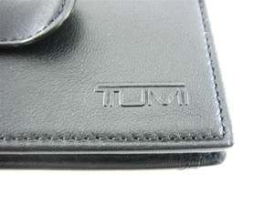 Tumi Horizon Black Flip ID Card Case Wallet  