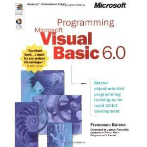   Microsoft Visual Basic 6.0 [Paperback] Francesco Balena 196 Books