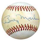 Billy Martin Autographed Signed AL (MacPhail) Baseball PSA/DNA #K39920