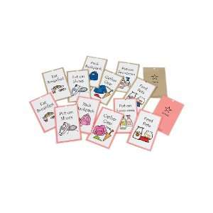  Rise & Shine Designs Off to School Chore Cards PINK, GIRL 