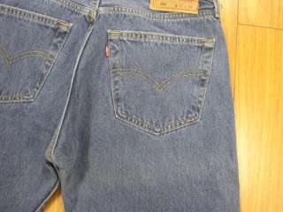 levis blue 501 button fly USA jeans 32x34 512R  