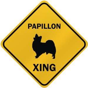  ONLY  PAPILLON XING  CROSSING SIGN DOG