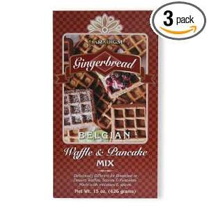 Paradigm Gingerbread Waffle, 15 Ounce (Pack of 3)  Grocery 