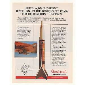   AQM 37C Variant Target Missile Print Ad (42659)