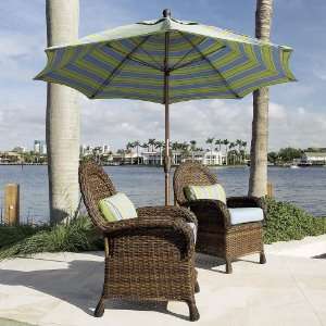   . Wind Resistant Aluminum Market Umbrella, Blue Patio, Lawn & Garden