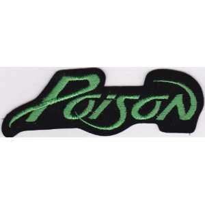  Poison Rock Music Patch   Green 