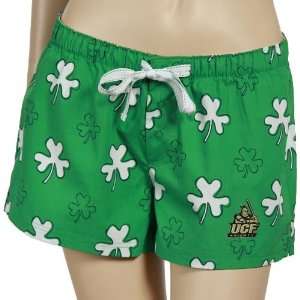   UCF Knights Ladies Kelly Green Fortune Boxer Shorts