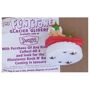  Flintsone Bam Bam Glacier Glider Figure 1990 Denny`s Kid 