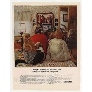 1971 Sony Trinitron 12 inch TV Bedroom Better Picture 