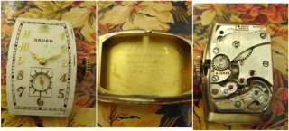   1937 Gruen Curvex 48 mm length true Curvex grade 330 /334  
