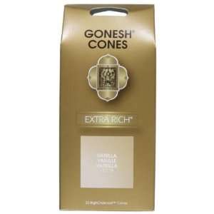  Gonesh   Vanilla Extra Rich Incense Cones