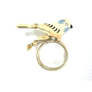   Ring Size 6 Robin Canary Sparrow Song Bird Cocktail Fashion Jewelry
