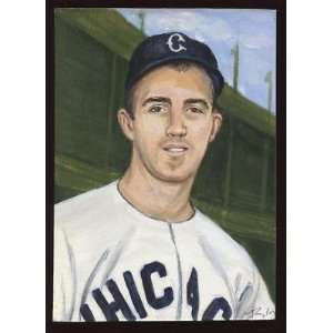   Artwork Billy Pierce   MLB Programs and Yearbooks