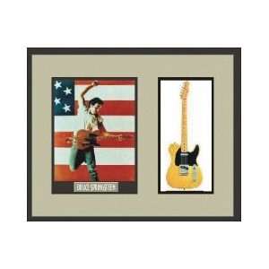 Bruce Springsteen/Guitar Framed Presentation 16x20  
