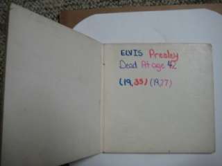   Presley SPD 23 rare promo 45 triple EP 1956 (one 45 missing)  