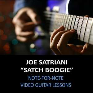 Joe Satriani Satch Boogie Guitar Lessons DVD NEW  