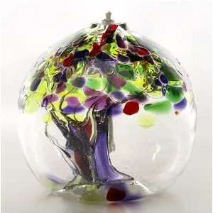 Glass   Oil Lamp   Hand Blown Glass   4   TREE OF ENCHANTMENT   LIFE 