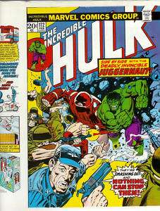 Incredible Hulk 172 JUGGERNAUT COVER PROOF X MEN TRIMPE  