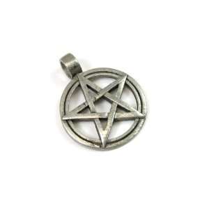   Rise of Power Pentagram Pewter Pendant with Corded Necklace Jewelry