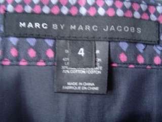 AUTH Marc by Jacobs $328 Lattica Print Dress US4  