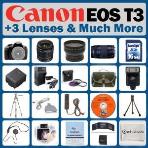  T3 18 MP CMOS Digital SLR Camera Canon EF S 18 55mm f/3.5 5.6 IS II 