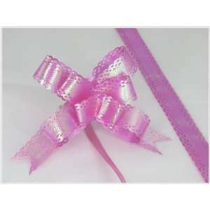  Pack of 10 Fuchsia Color Pull String Ribbon Bows Ideas for 