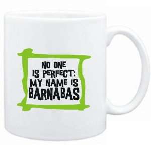   No one is perfect My name is Barnabas  Male Names