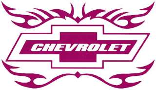 Tribal Chevrolet 8 Bow Tie Vinyl Decal T 2 12 Colors  