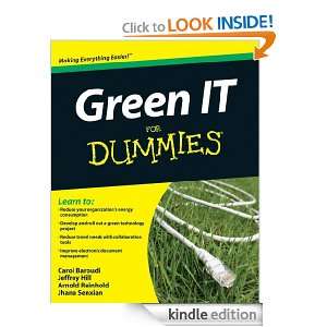 Green IT For Dummies Carol Baroudi, Jeffrey ill (Author), Arnold 