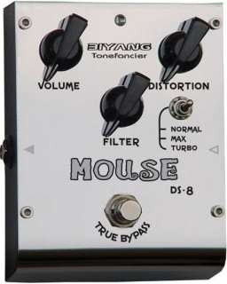 BIYANG EFFECTS DS 8 MOUSE KILLER TONE TRUE BYPASS  